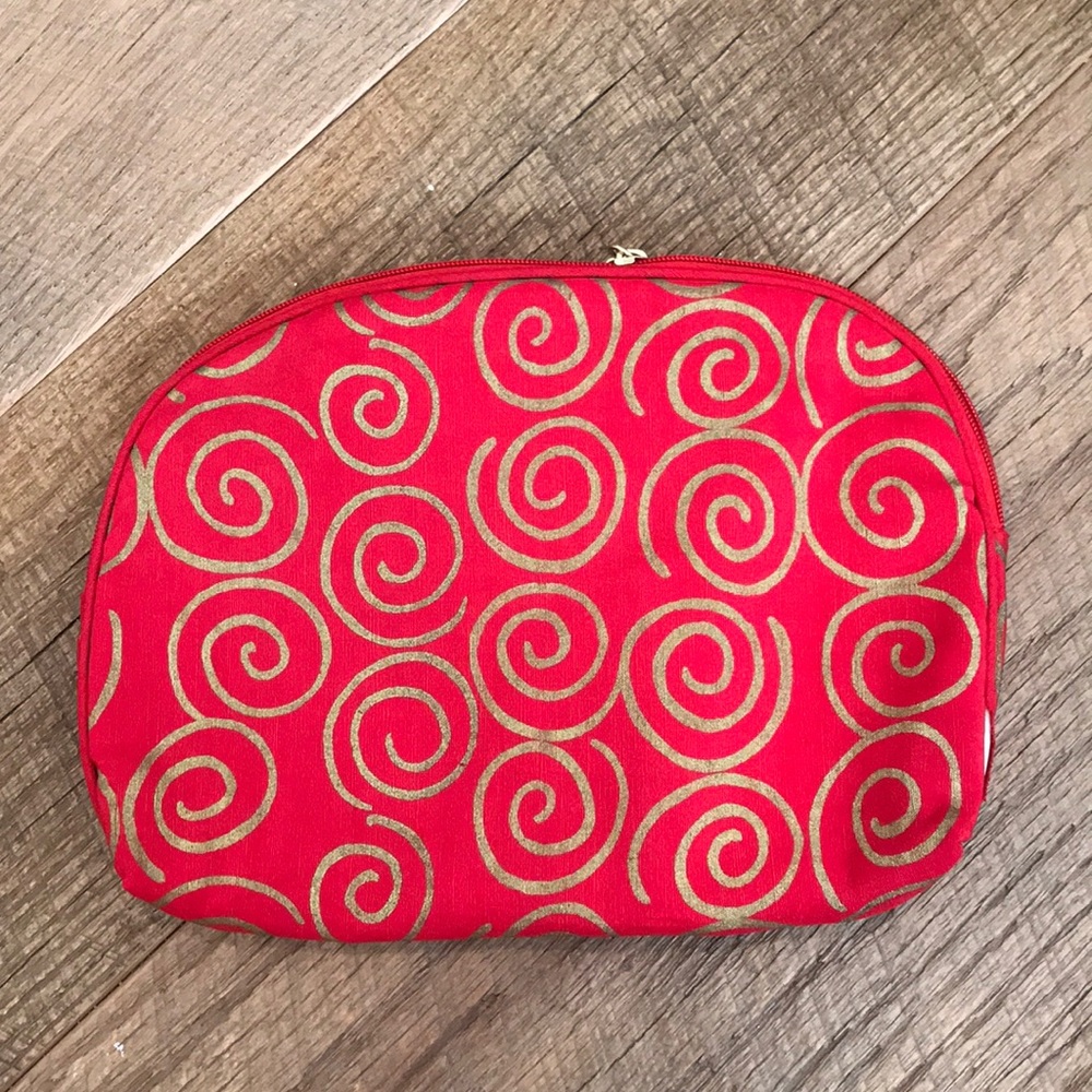 Little red makeup bag